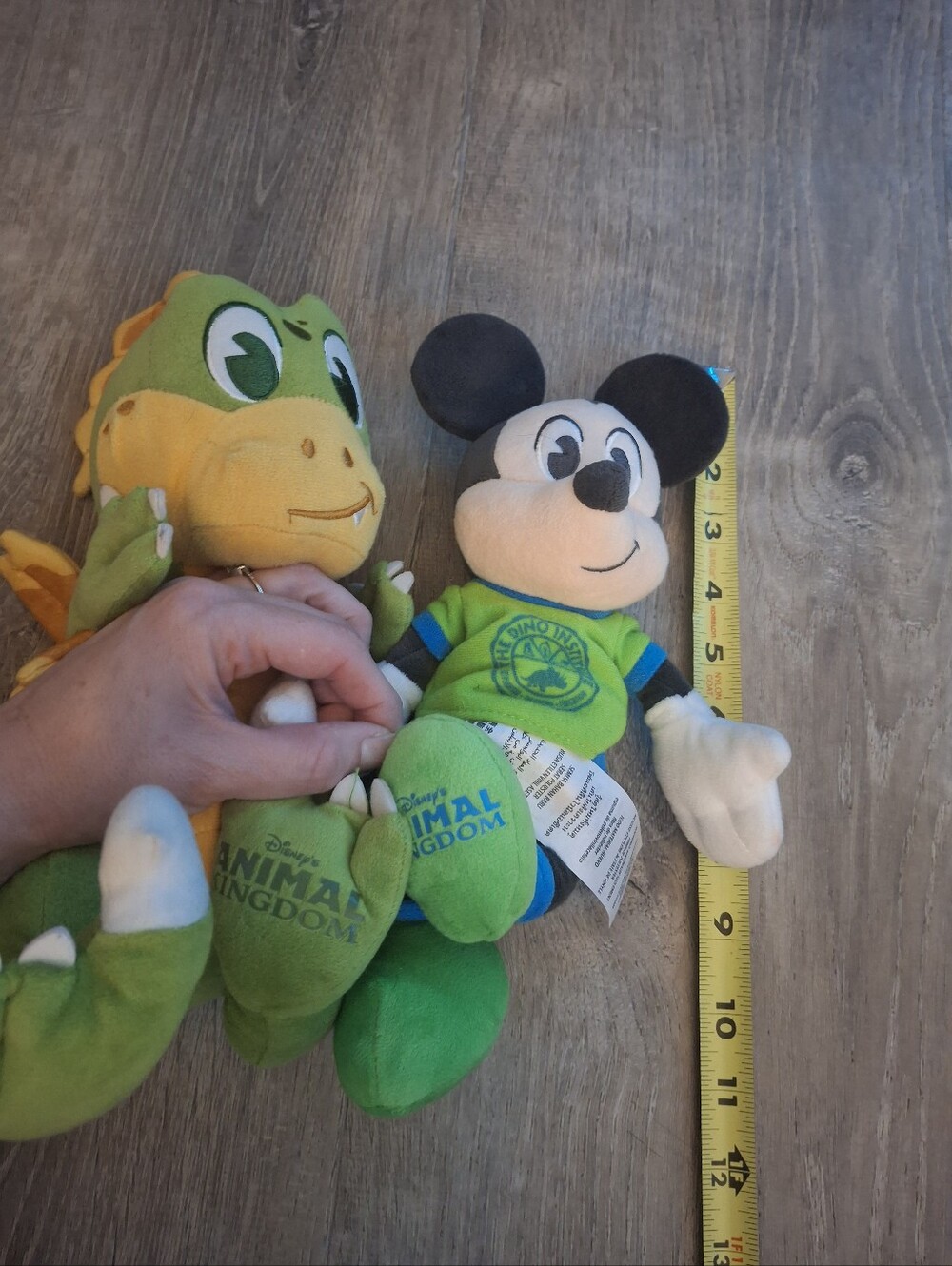 Disney Animal Kingdom Dinoland Dragon Plush & Mickey Mouse Retired Set - Picture 5 of 5
